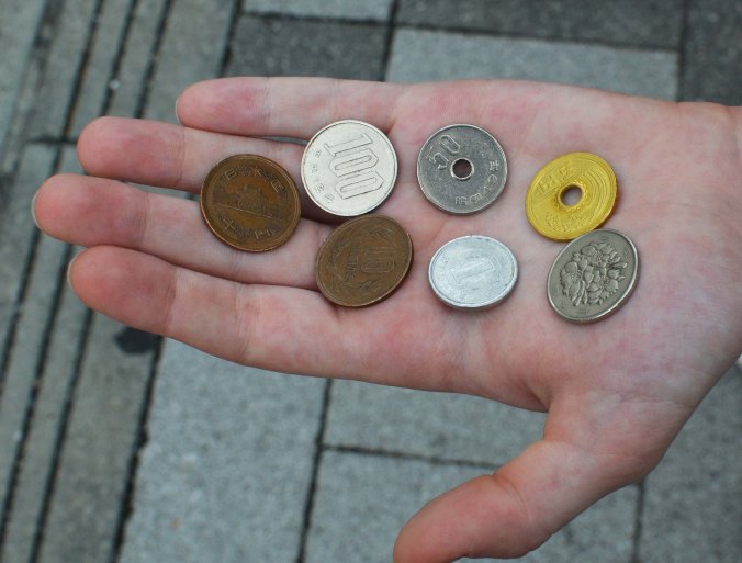 Learning about the local currency...